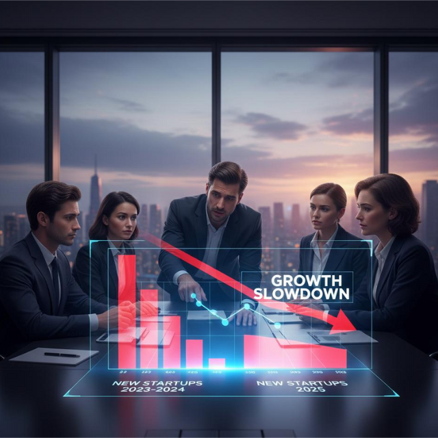 AI-based startup icons representing growth in 2025.
